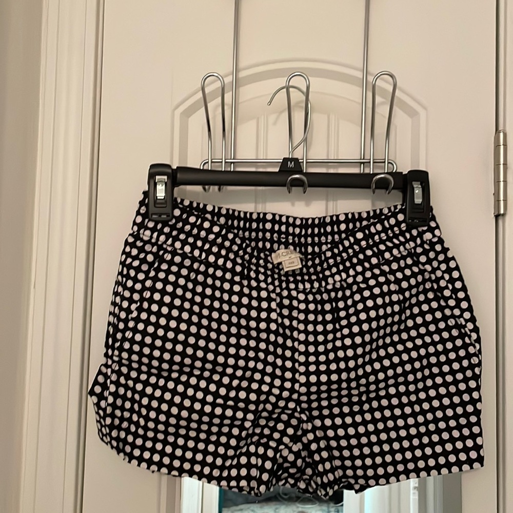 J Crew cotton linen blend shorts with elastic waist band and front pockets